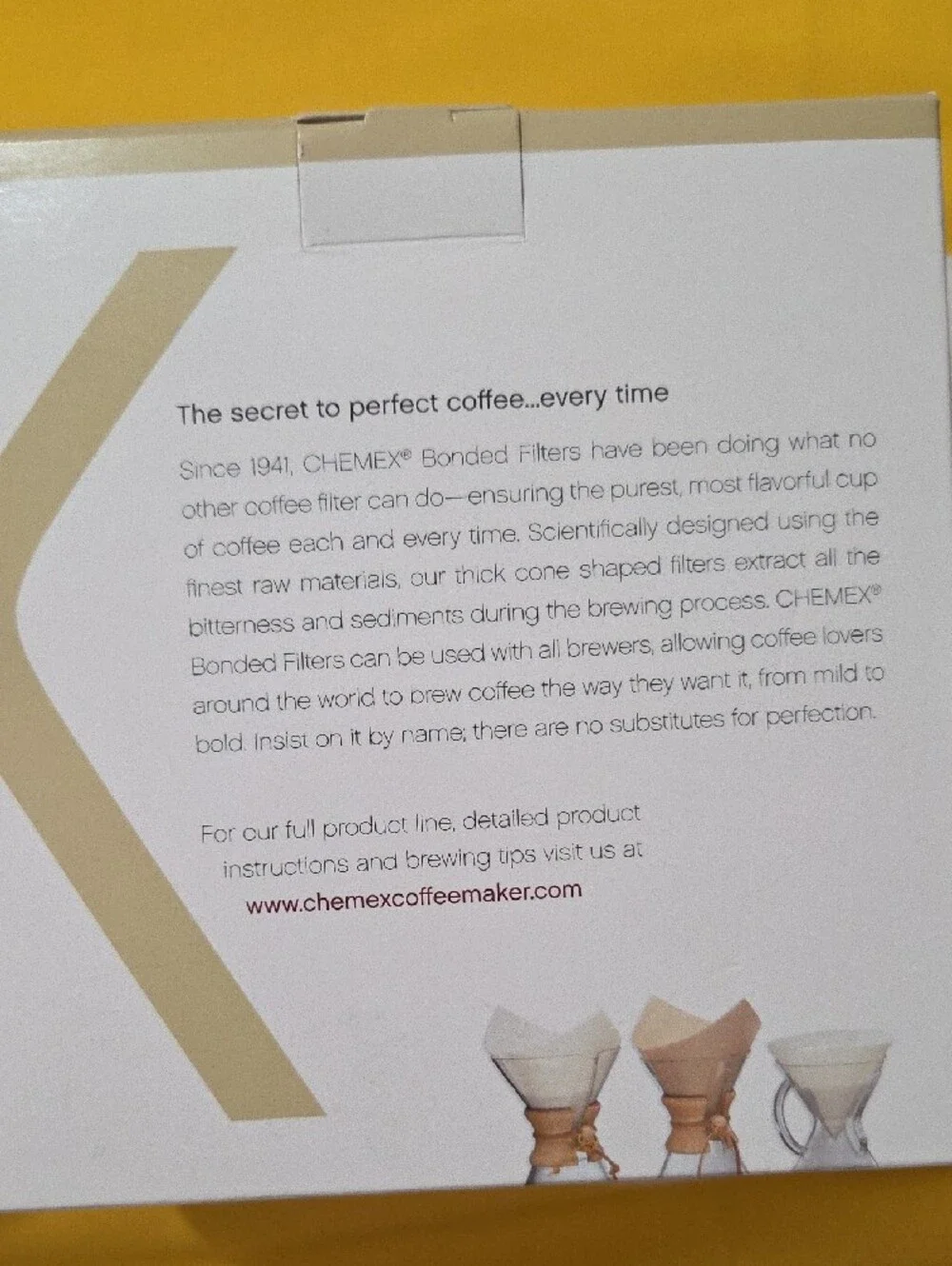 Chemex Pour-Over Glass Coffee Maker with Wood Collar And Acccesories